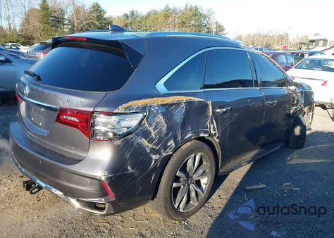 2020 Acura Mdx Advance Package z USA, uszkodzony, nr VIN 5J8YD4H86LL000808
